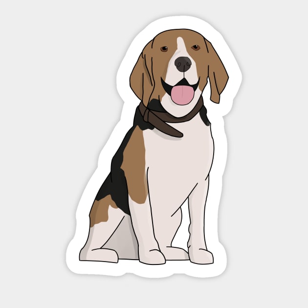 Beagle Sticker by AMCArts